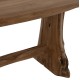 ΠΑΓΚΑΚΙ FB99347 ΑΠΟ ΜΑΣΙΦ ΞΥΛΟ TEAK ΦΥΣΙΚΟ 80X40X44Y εκ.