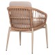 ΠΟΛΥΘΡΟΝΑ ΑΛΟΥΜΙΝΙΟΥ FB96272.03 ΚΑΠΟΥΤΣΙΝΟ-P.E.RATTAN-ΜΠΕΖ ΥΦΑΣΜΑ 65x60x76Υεκ