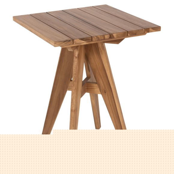 ΤΡΑΠΕΖΙ ΤΕΤΡΑΓΩΝΟ FB99860.11 ΜΑΣΙΦ ΞΥΛΟ ΤΕΑΚ 60x60x75Υεκ.