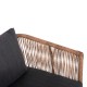 ΣΑΛΟΝΙ ΕΞ.ΧΩΡΟΥ 4ΤΜΧ FB96057.03 ΑΛΟΥΜ.ΑΝΘΡΑΚΙ-PE RATTAN ΜΠΕΖ-ΑΝΘΡΑΚΙ ΜΑΞΙΛΑΡΙΑ