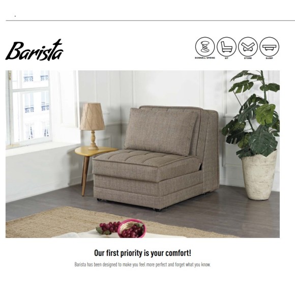 ΠΟΛΥΘΡΟΝΑ BARISTA SLEEPER SOFA 85x200 06-004 (ΕΙΣΑΓΩΓΗΣ)