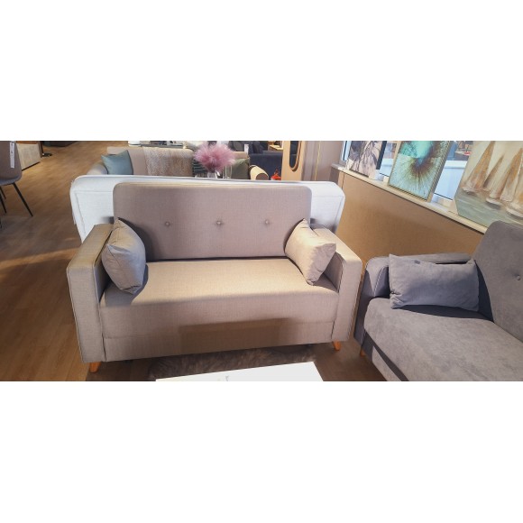 ΚΑΝΑΠΕΣ 2ΘΕΣΙΟΣ CONRAD ΜΠΕΖ ΚΑΦΕ 146 X 76 X 81 67-044 (ΕΙΣΑΓΩΓΗΣ)