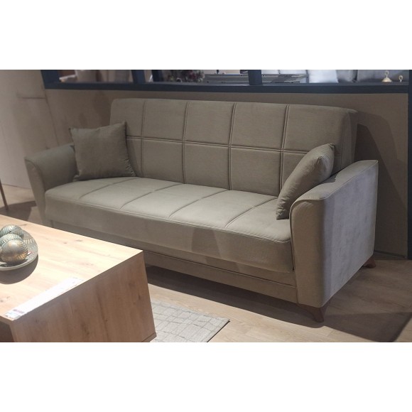 ΚΑΝΑΠΕΣ 3ΘΕΣΙΟΣ DREAM ΜΠΕΖ   232 X 85 X 60 51-112(ΕΙΣΑΓΩΓΗΣ)