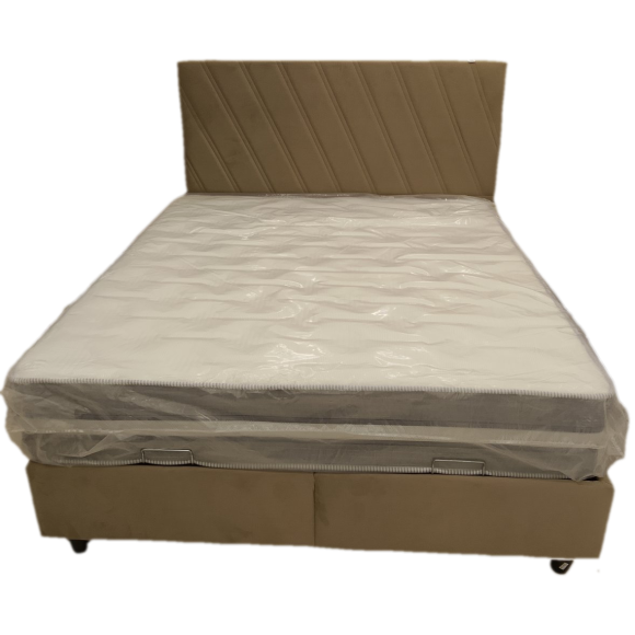 ΚΡΕΒΑΤΙ CALVIN ΓΙΑ ΣΤΡΩΜΑ 160*200 ΜΕ ΑΠΟΘΗΚΕΥΤΙΚΟ ΧΩΡΟ VELLTEKS327836