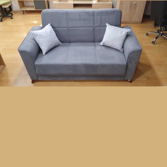ΚΑΝΑΠΕΣ 2ΘΕΣΙΟΣ DREAM  ΓΚΡΙ  172 X 85 X 60 50-019/07-019 (ΕΙΣΑΓΩΓΗΣ)