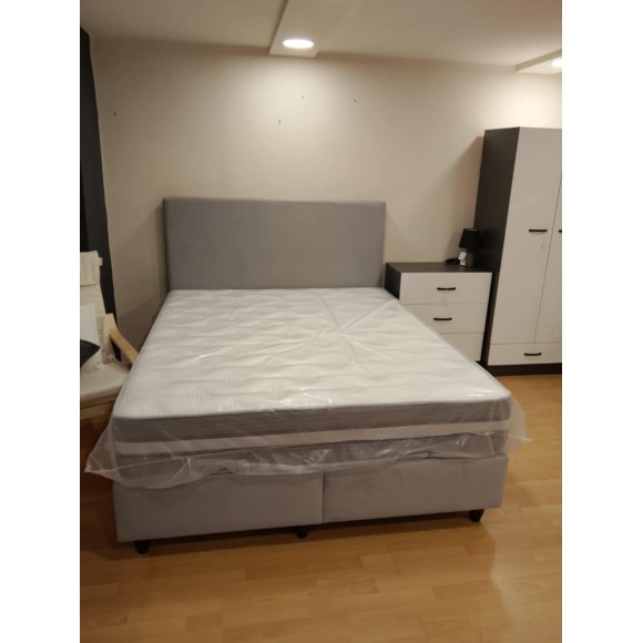 ΚΡΕΒΑΤΙ SERRA ΓΙΑ ΣΤΡΩΜΑ 160*200 ΜΕ ΑΠΟΘΗΚΕΥΤΙΚΟ ΧΩΡΟ VELLTEKS327850