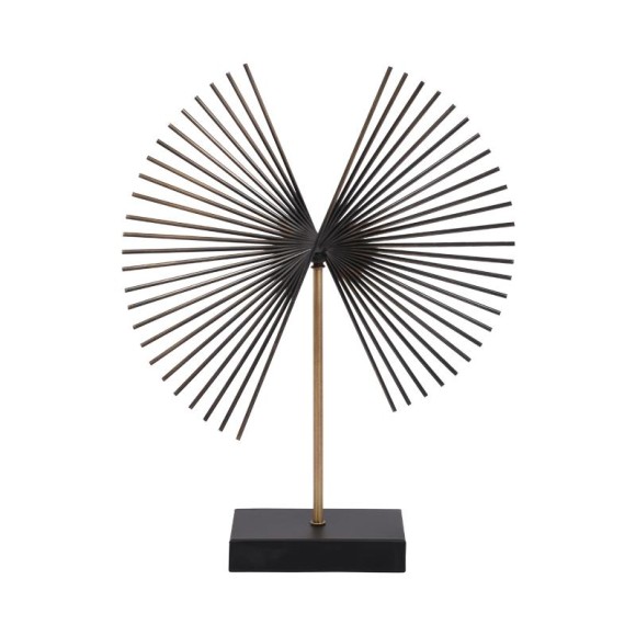 ΕΠΙΤΡΑΠΕΖΙΟ ΜΕΤΑΛΛΙΚΟ ΔΙΑΚΟΣΜΗΤΙΚΟ Fylliana Windmill ΜΠΡΟΝΖΕ ΧΡΩΜΑ 30x10x34εκ