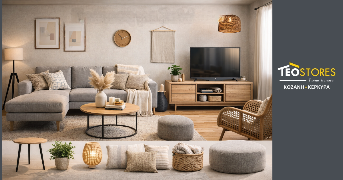 Έπιπλα και διακόσμηση για ενοικιαζόμενα studio, airbnb και ξενοδοχεία